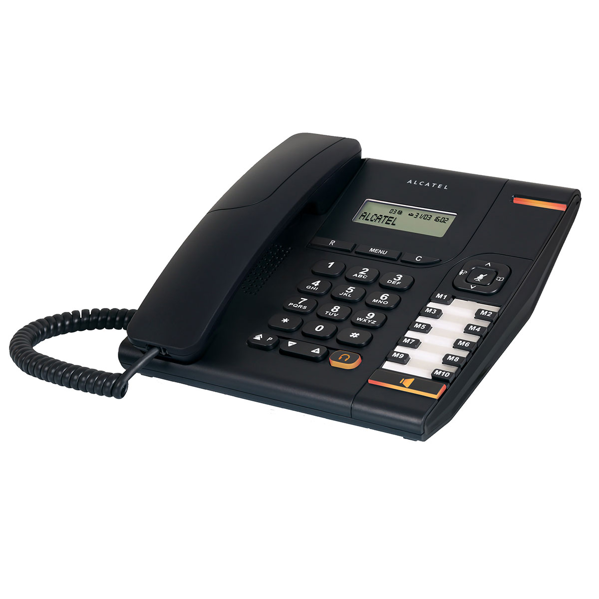 Alcatel Corded Phone Blk-Comp